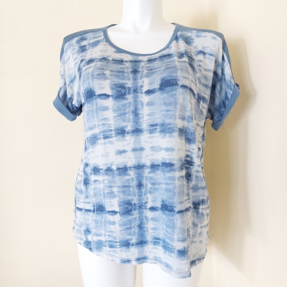Lucky Brand Plus Size Tie Dye Short Sleeve Super Soft T-shirt Top Womens - Picture 2 of 9